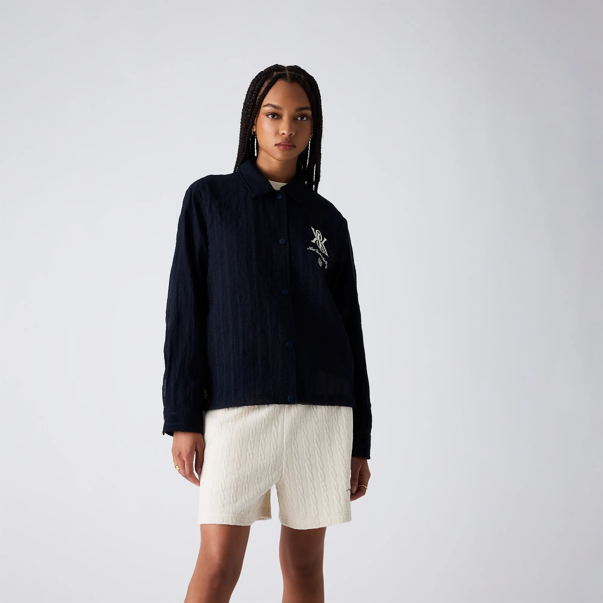 Kith Women Kieran Crest Coaches Jacket - Nocturnal sold by Kith product image thumbnail 2