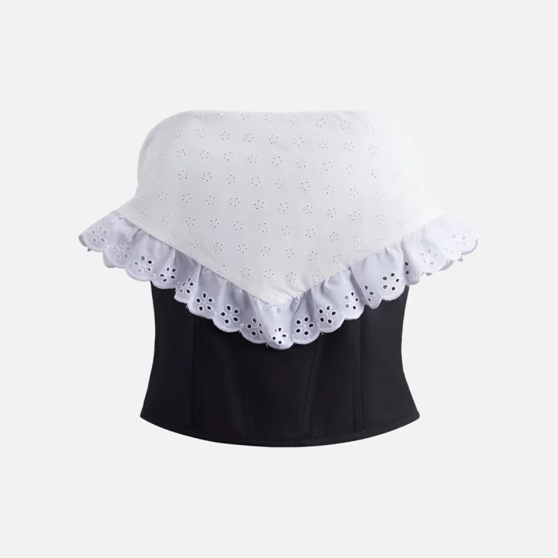 Sandy Liang Pinto Corset - Black sold by Kith