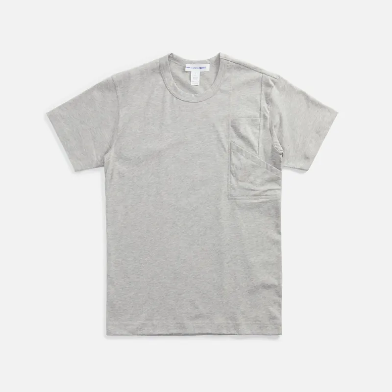 Comme des Garcons Cotton Jersey Tee - Grey sold by Kith