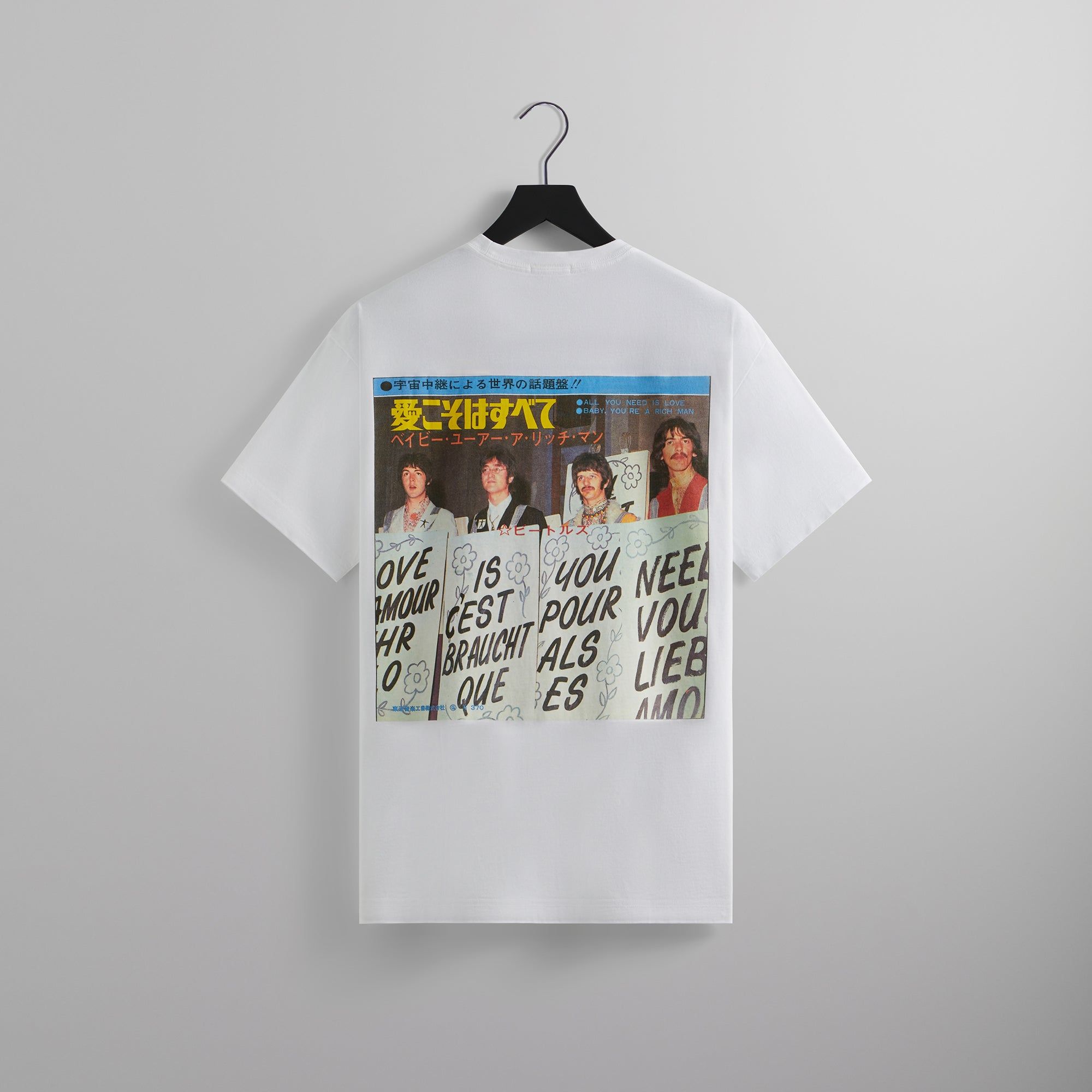 Kith for The Beatles All You Need is Love V Tee - White sold by Kith product image thumbnail 2