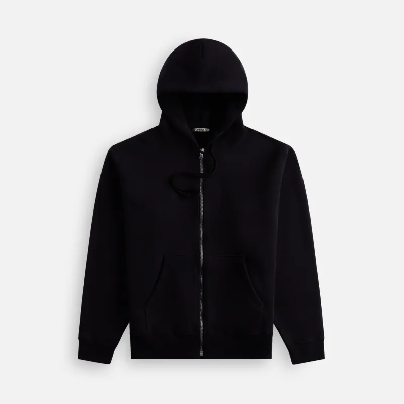 Auralee Heavy BD Sweat Zip Parka - Black sold by Kith