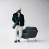 Kith Lloyd Faux Fur Track Jacket - Stadium sold by Kith