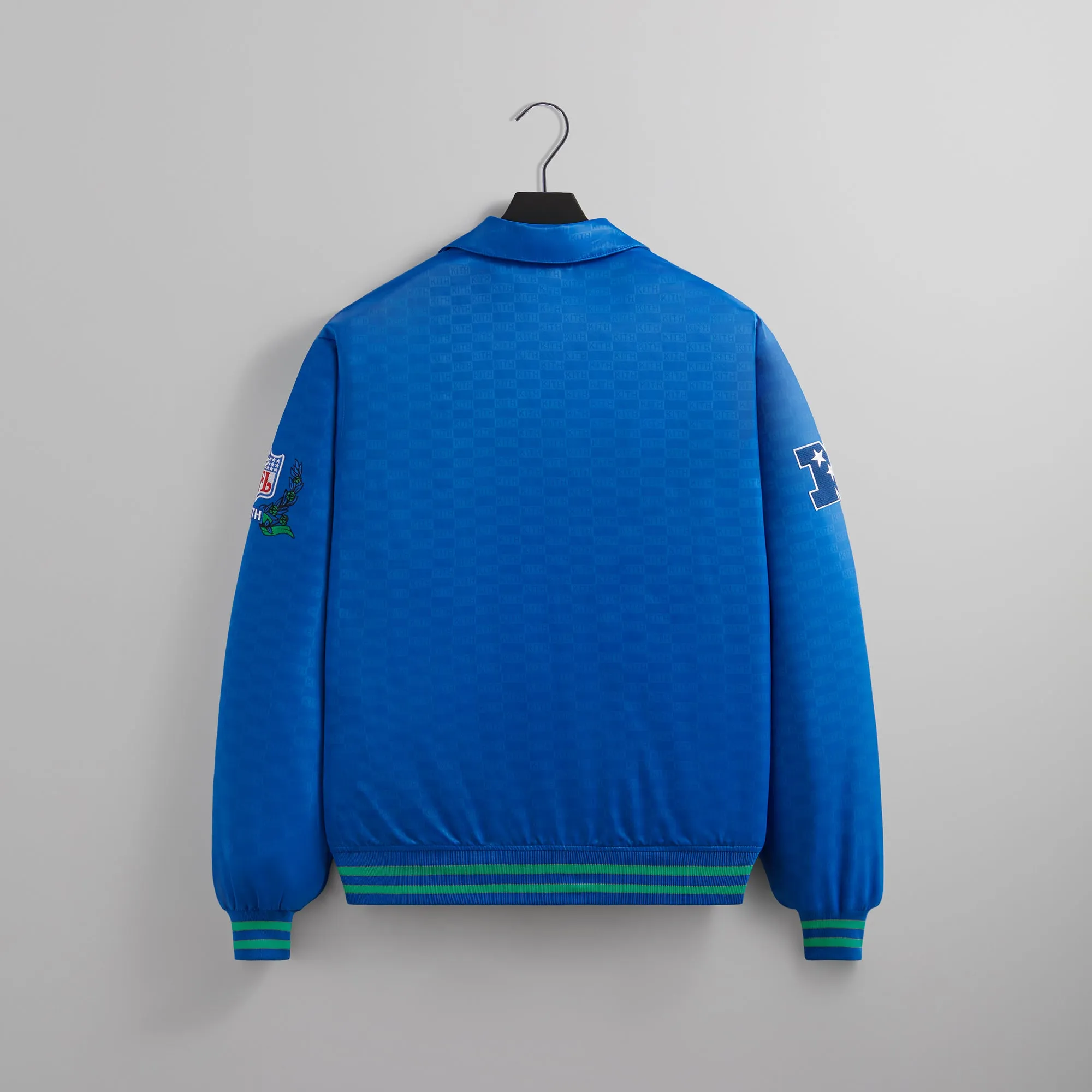 Kith for the NFL: Seahawks Satin Bomber Jacket - Merriam sold by Kith product image thumbnail 2