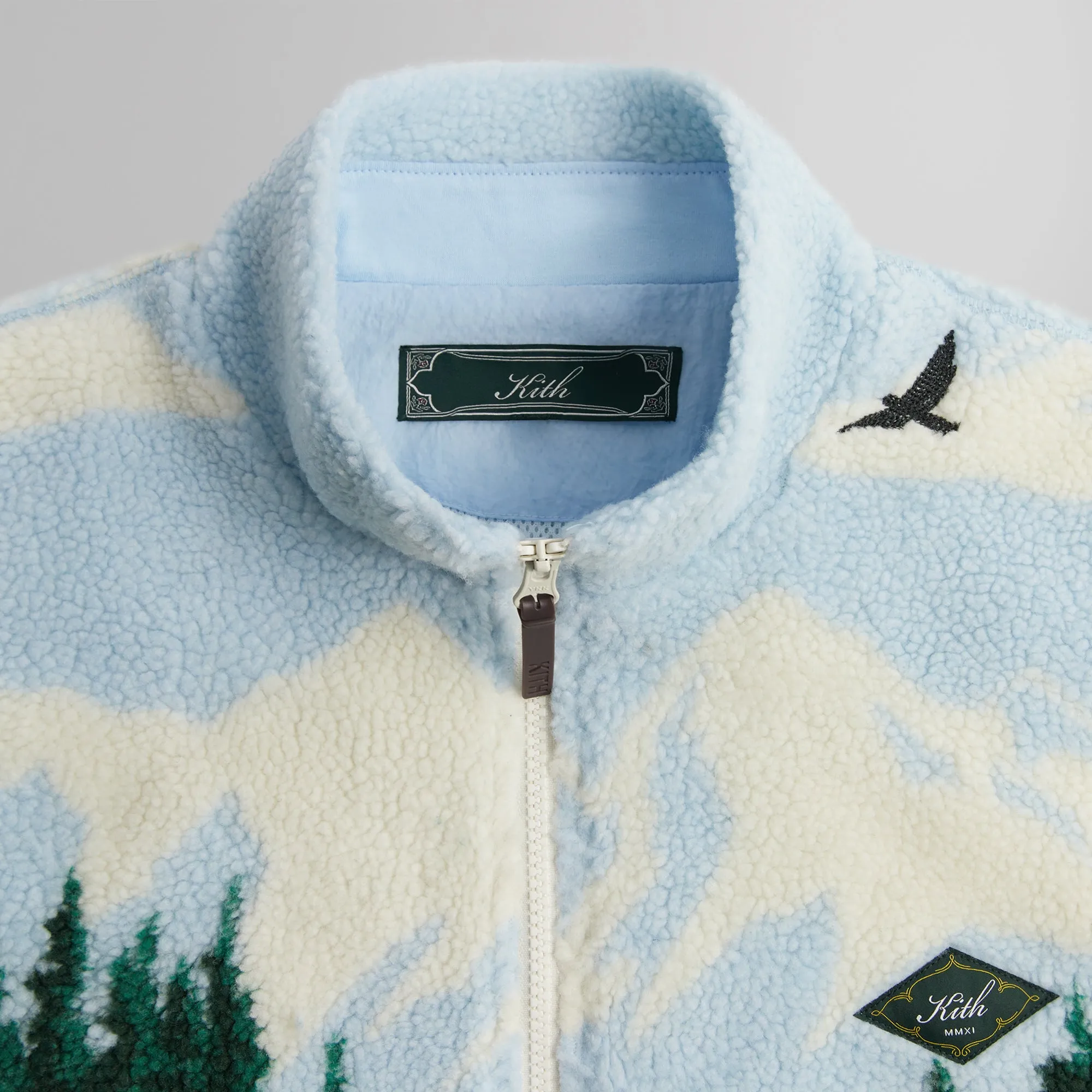 Kith Pinehurst Sherpa Full Zip - Larimar sold by Kith product image thumbnail 3