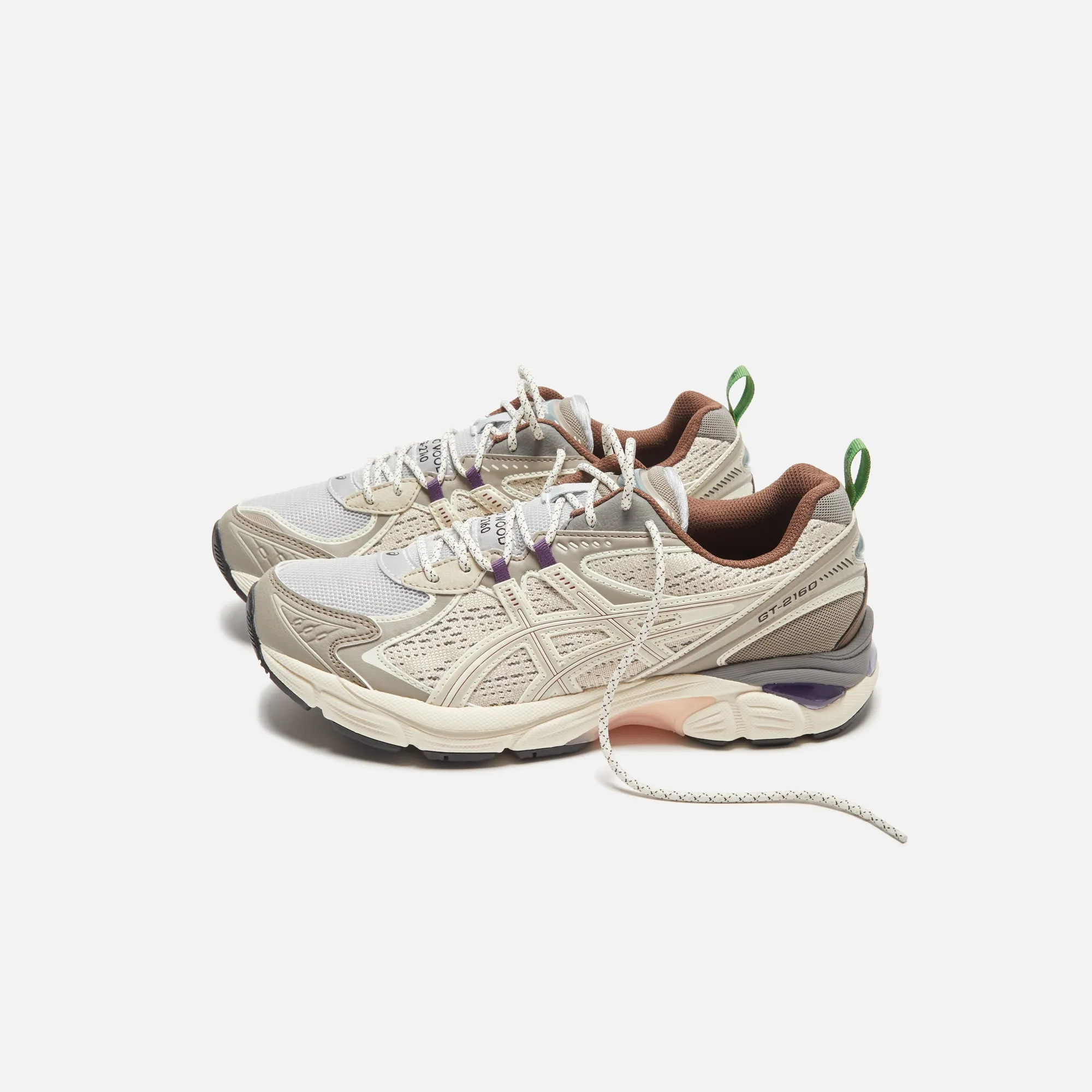 ASICS x Wood Wood GT-2160 - Cream / Oatmeal sold by Kith product image thumbnail 4