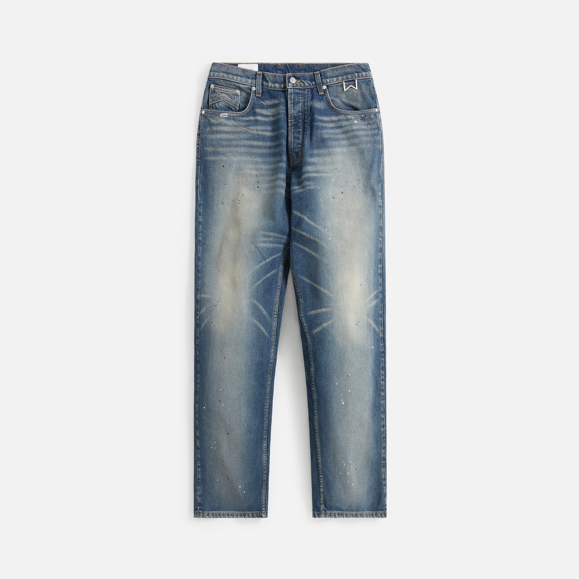 Rhude Wide Leg Denim - Indigo sold by Kith