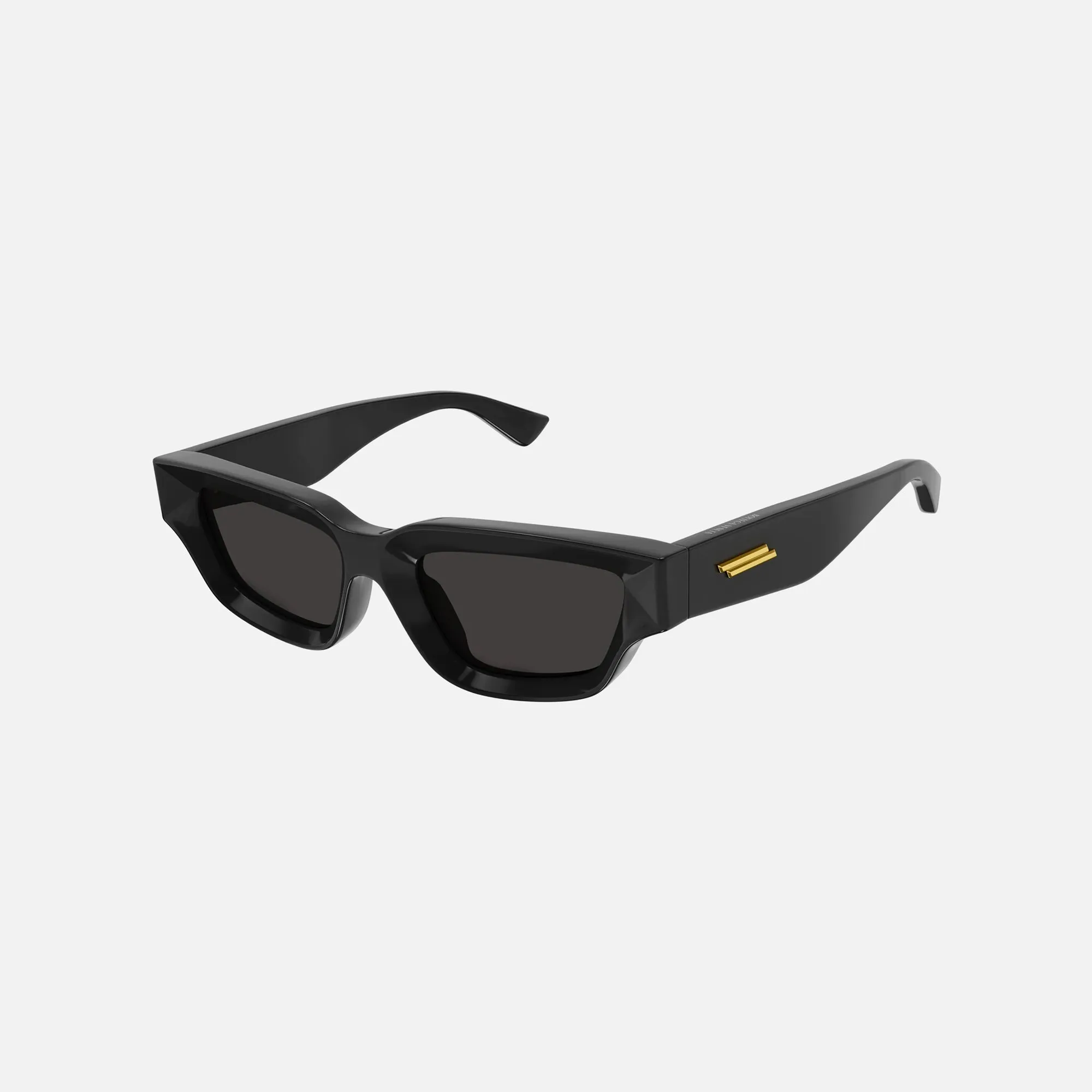 Bottega Veneta Acetate Narrow Frame - Black sold by Kith