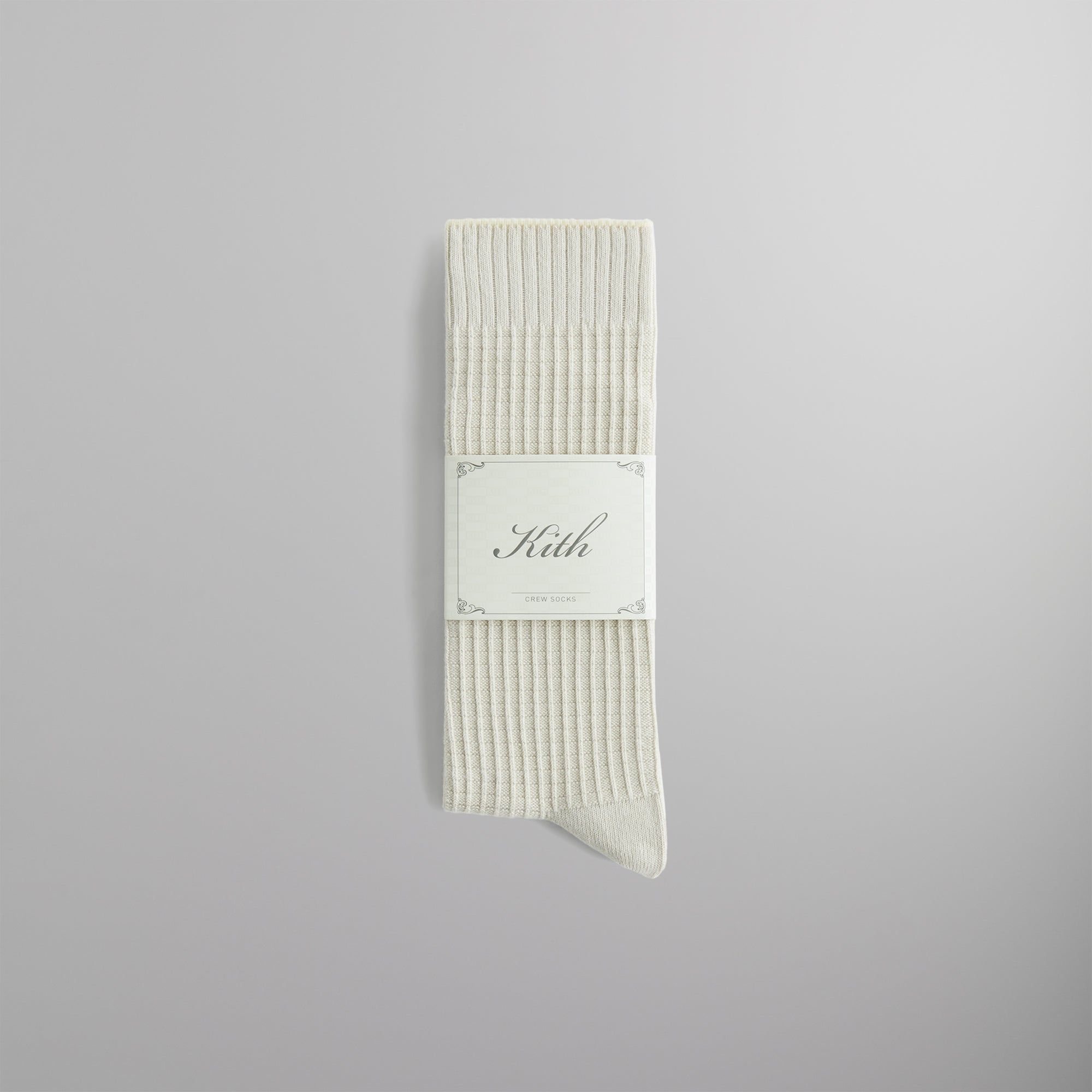 Kith Waffle Knit Cotton Socks - Sandrift PH sold by Kith