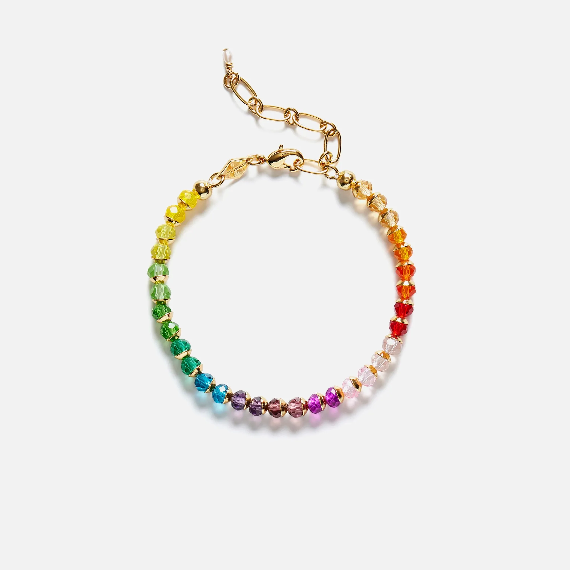 Anni Lu Tennis Kinda Bracelet - Rainbow Multi sold by Kith