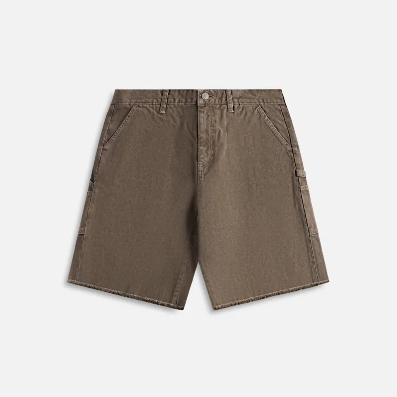 John Elliott Cut-Off Work Shorts - Brown sold by Kith