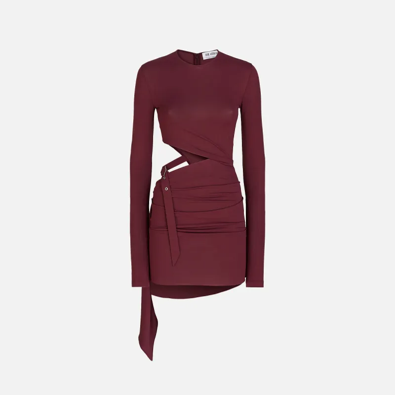 The Attico Mini Dress - Dark Grapes sold by Kith