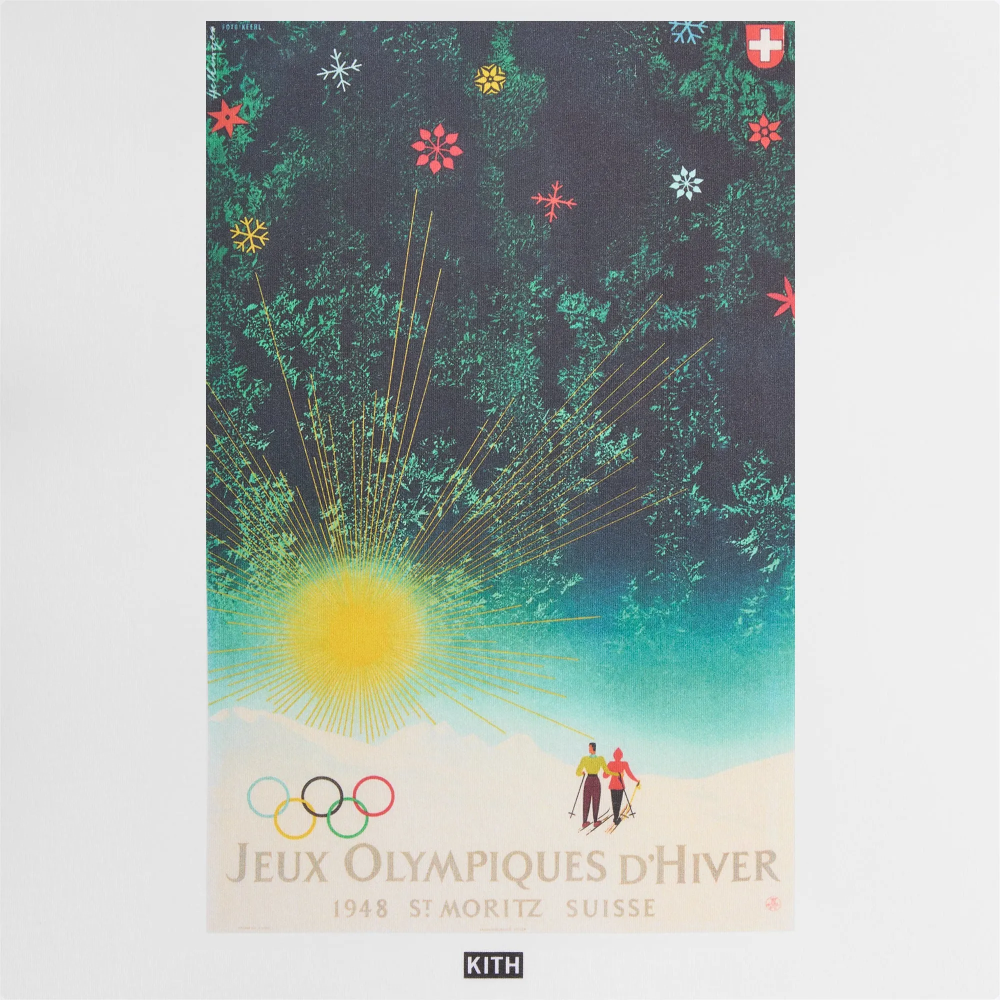 Kith for Olympics Heritage St. Moritz 1948 Vintage Tee - White sold by Kith product image thumbnail 3