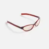 Flatlist Olympia Sunglasses - Solid Black / Brown Gradient Lens sold by Kith