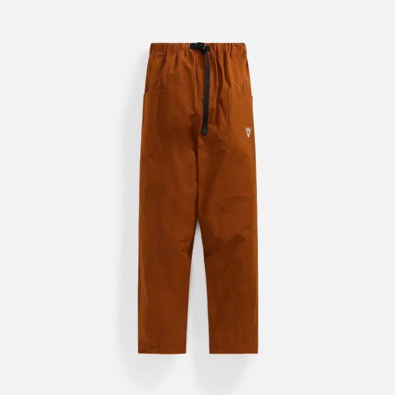 South2 West8 Belted C.S. Pant - Grosgrain Brown sold by Kith
