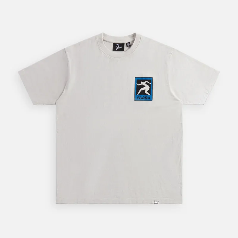 by Parra Pigeon Legs Tee - Light Grey sold by Kith