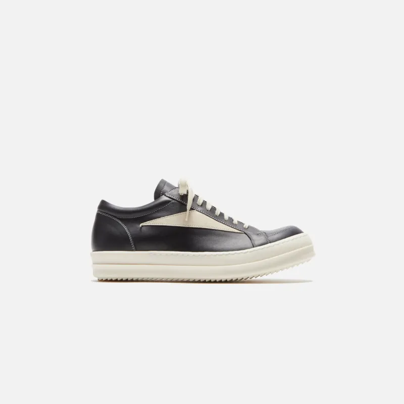 Rick Owens Vintage Sneakers - Black / Milk / Milk Scarpe in Pelliccia sold by Kith