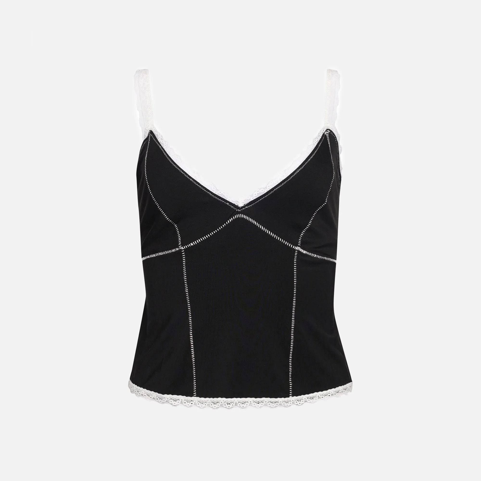 GUIZIO Dainty Camisole - Black sold by Kith