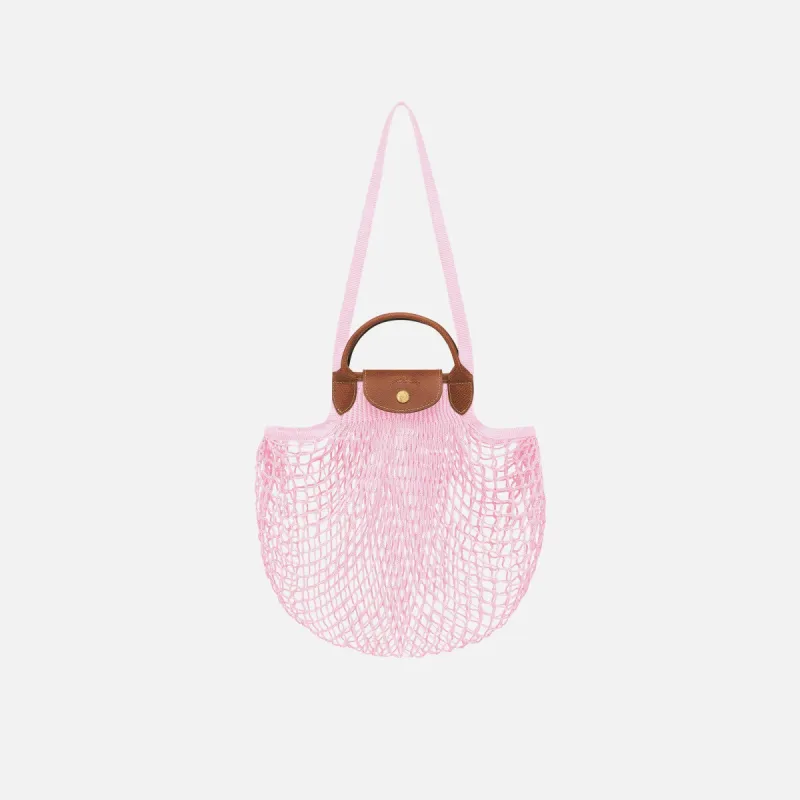 Longchamp Le Pliage Filet Knit Bag - Pink sold by Kith