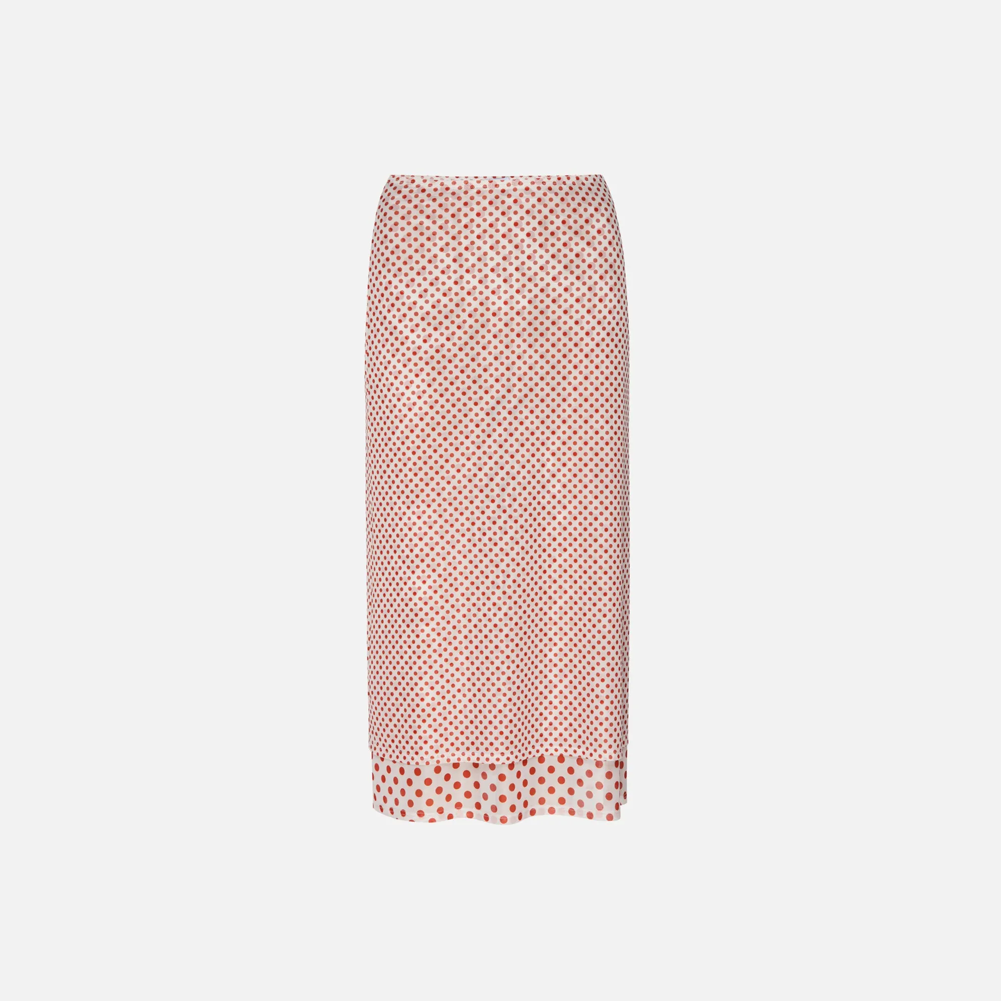 Miaou Maria Polka Dot Skirt - White sold by Kith
