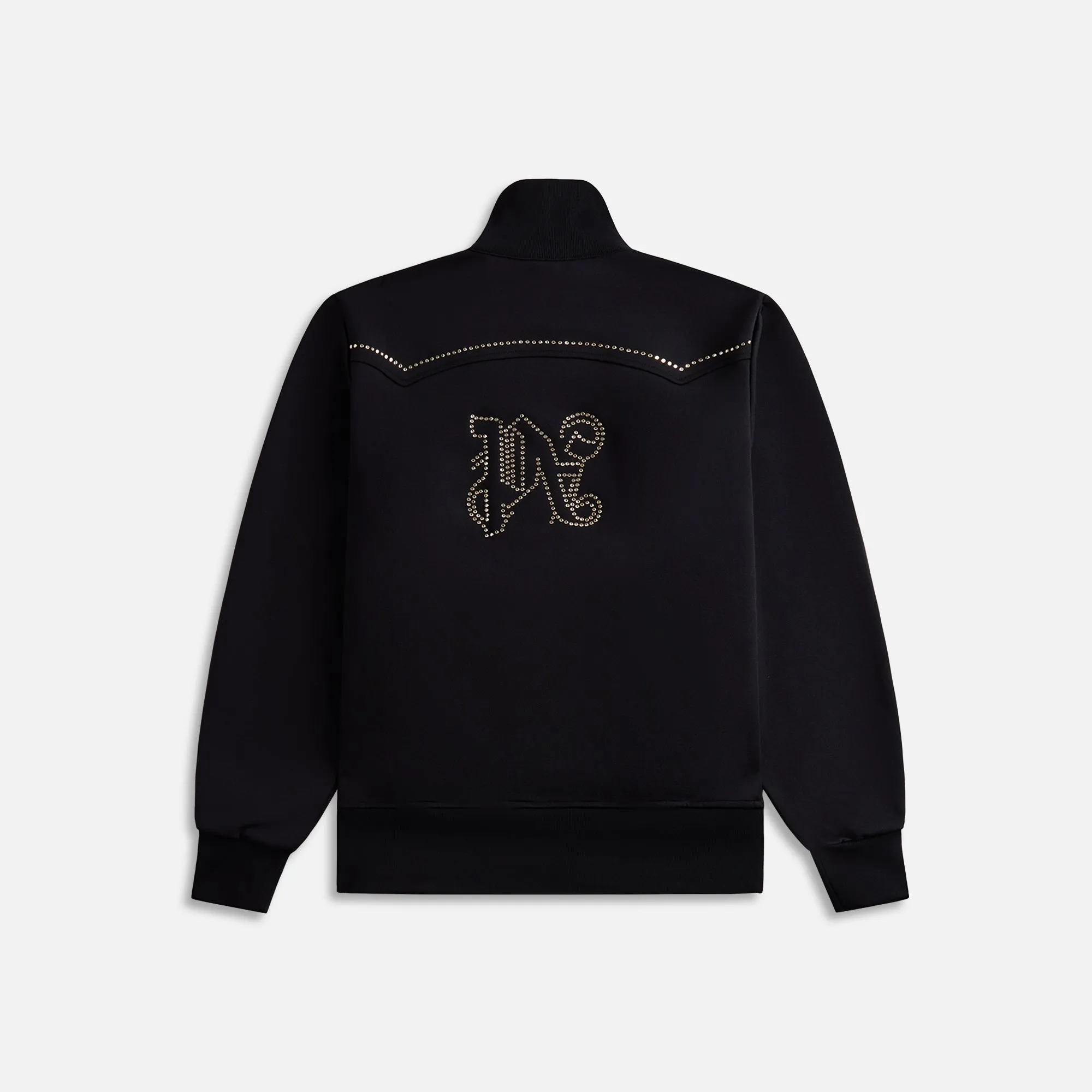 Palm Angels Monogram Stud Track Jacket - Black Silver sold by Kith product image thumbnail 2