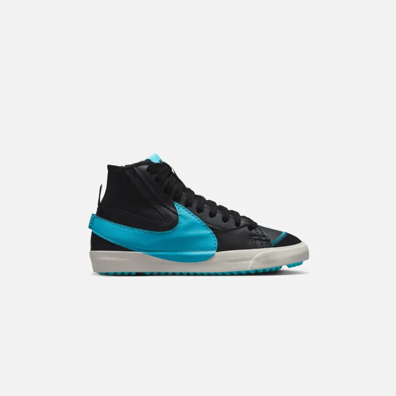 Nike Blazer Low `77 Jumbo - Black / Baltic Blue / Sail sold by Kith