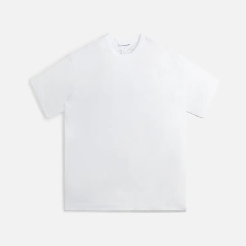 Comme des Garçons Shirt Cotton Jersey Tee - White sold by Kith