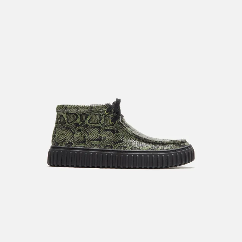 Clarks x Martine Rose Torhill Hi - Green Snake sold by Kith