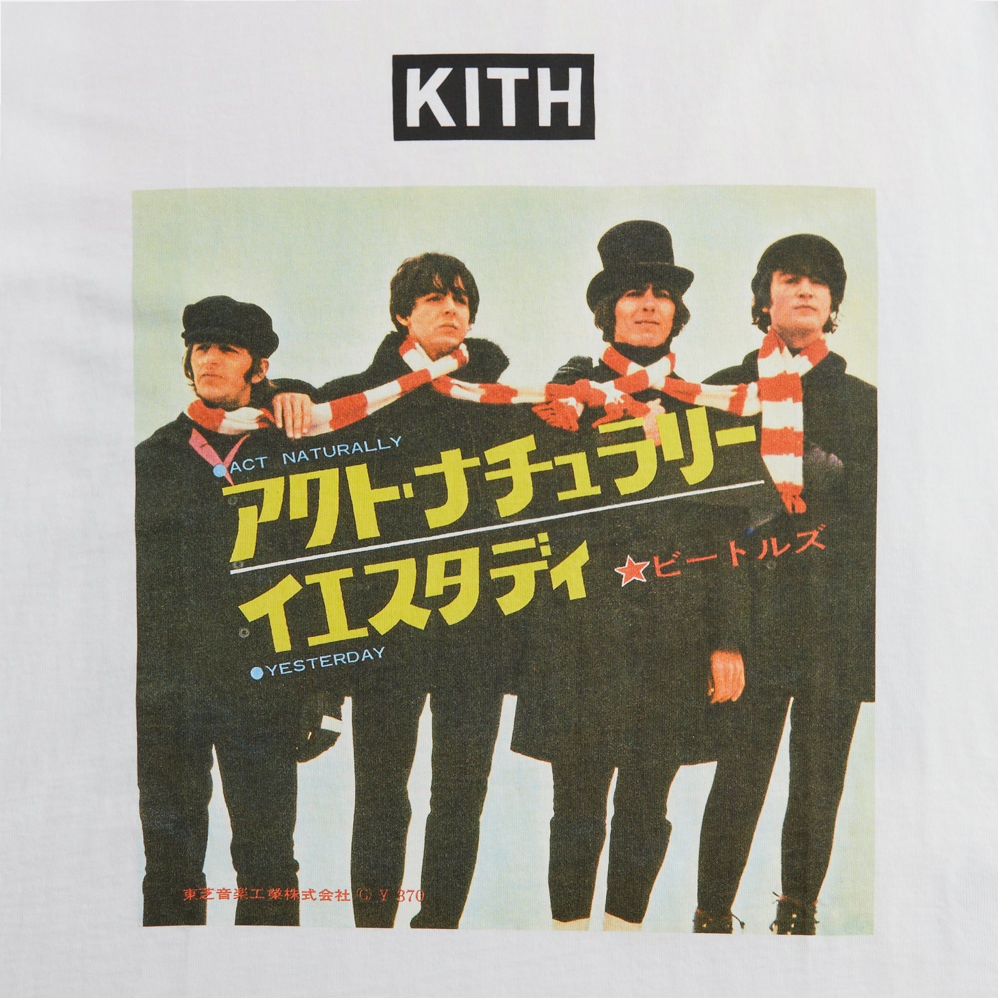 Kith for The Beatles Live From Japan Vintage Tee - White sold by Kith product image thumbnail 3
