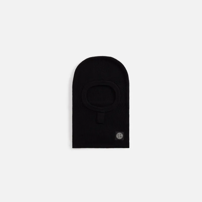 Stone Island Wool Balaclava - Black sold by Kith