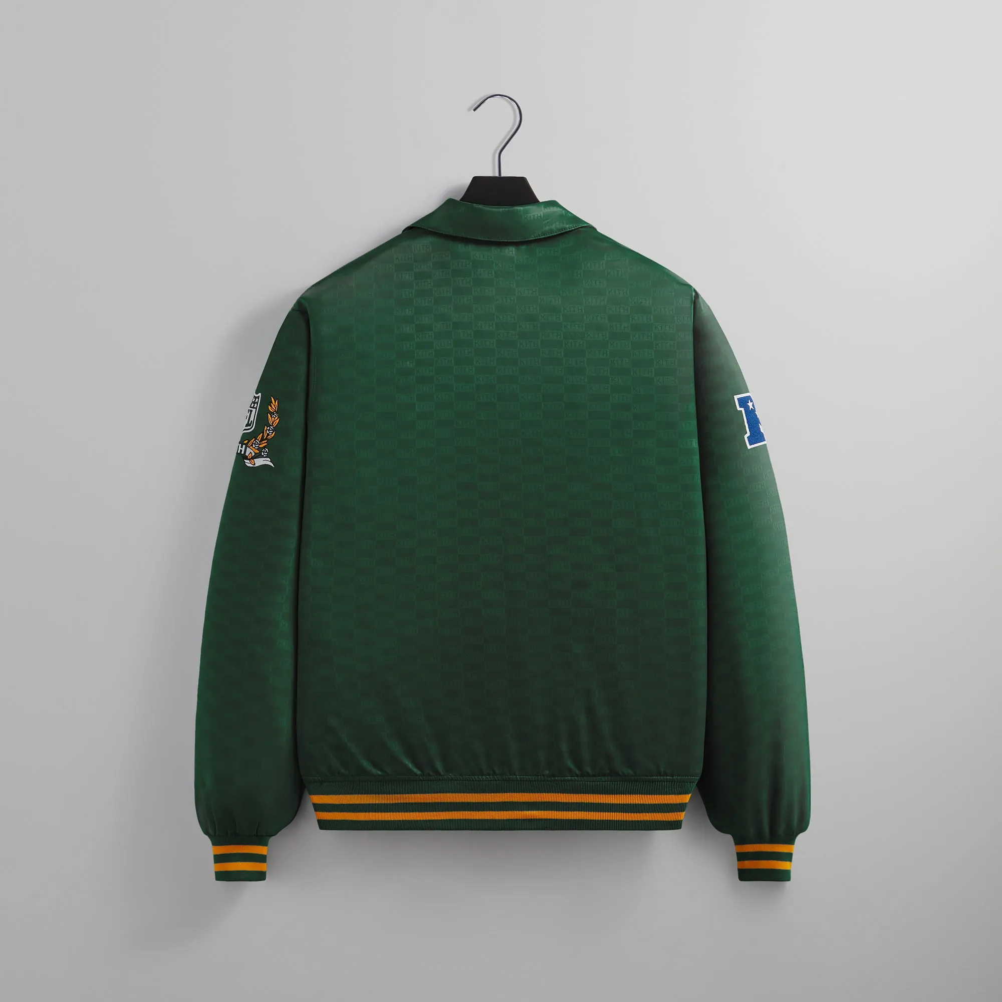 Kith for the NFL: Packers Satin Bomber Jacket - Board sold by Kith product image thumbnail 2