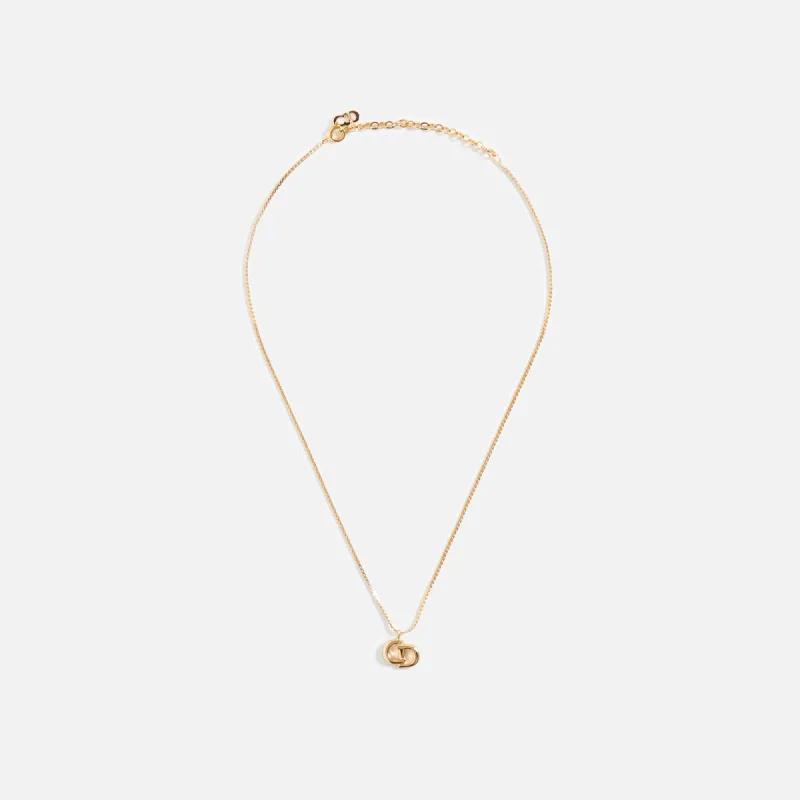 WGACA Dior CD Necklace - Gold sold by Kith