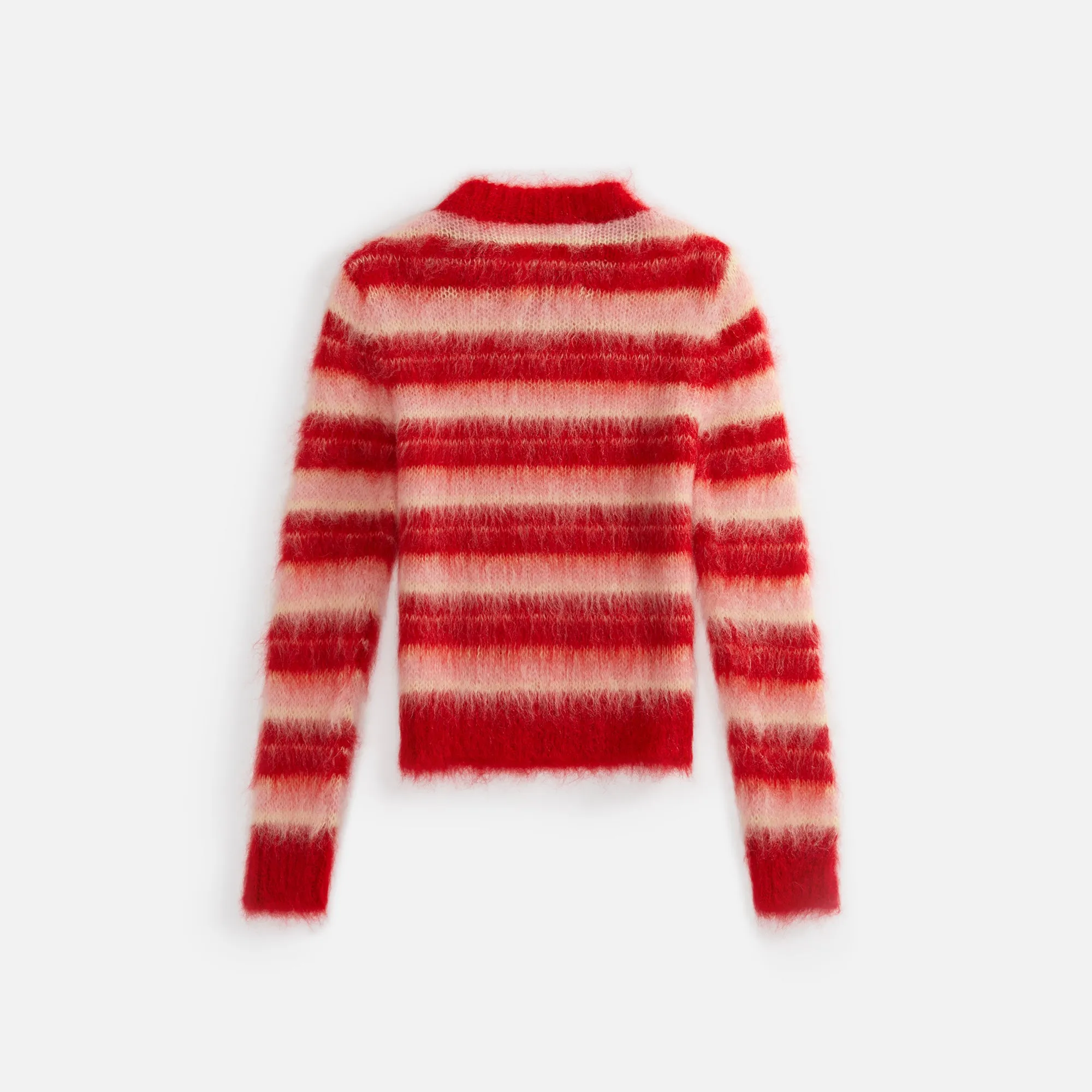 Marni Roundneck Brushed Stripe Sweater - Orangered sold by Kith product image thumbnail 2