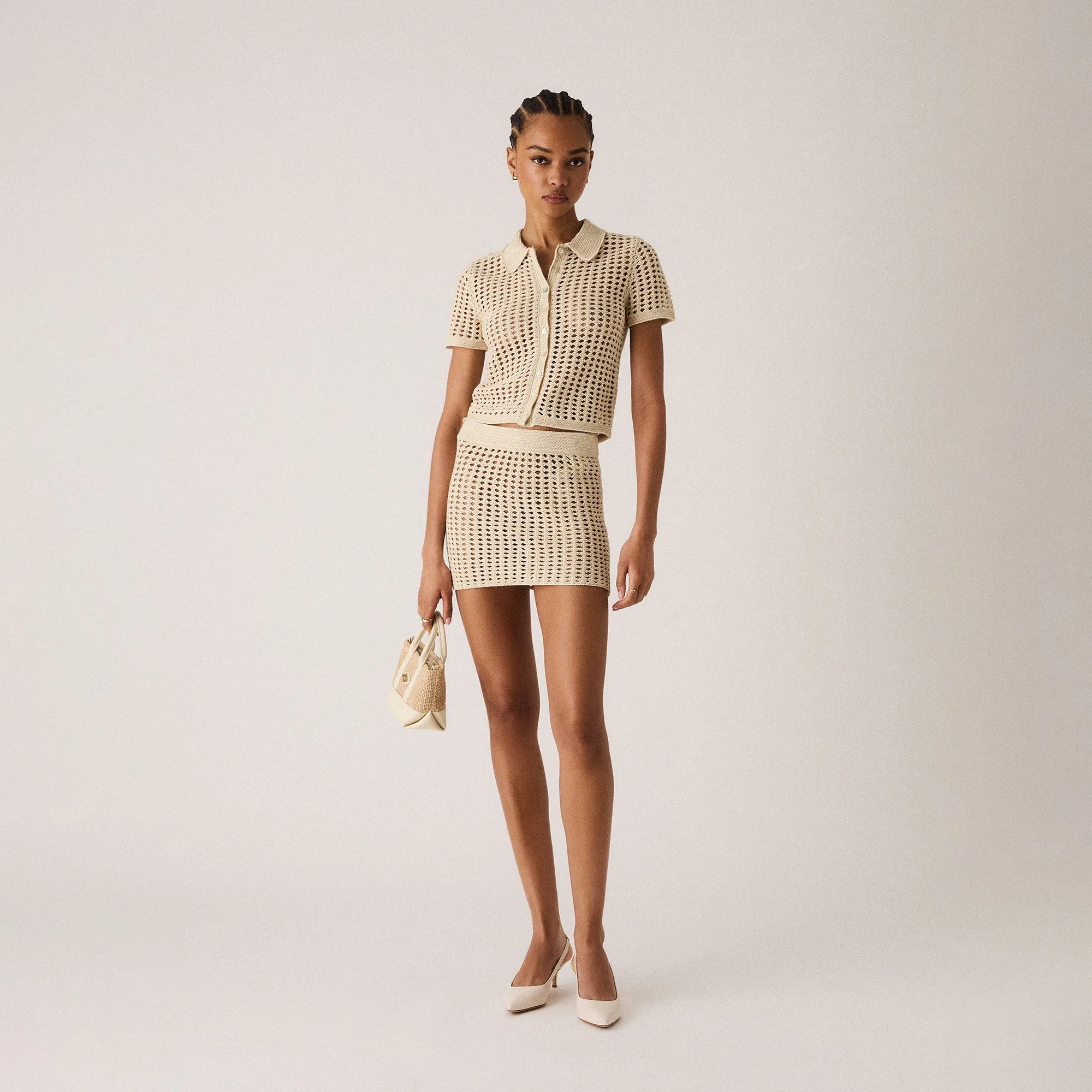 Kith Women Rhea Mini Skirt - Veil sold by Kith product image thumbnail 2