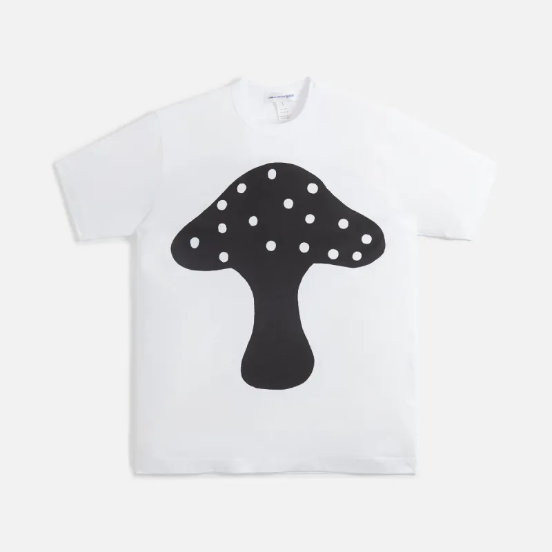 Comme des Garçons Shirt Brett Westfall Pigment Print Tee - White sold by Kith