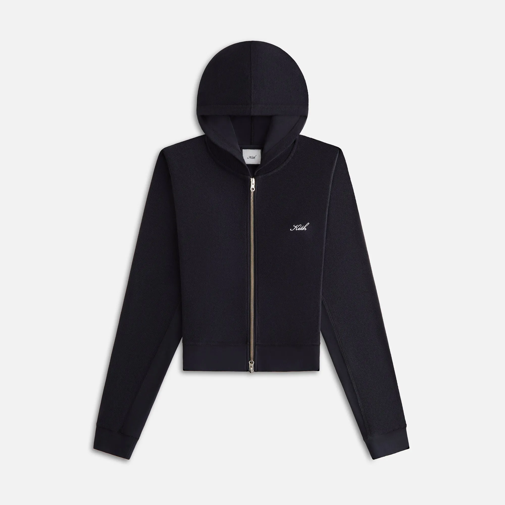 Kith Women Adley Shrunken Hoodie - Black | Parallel