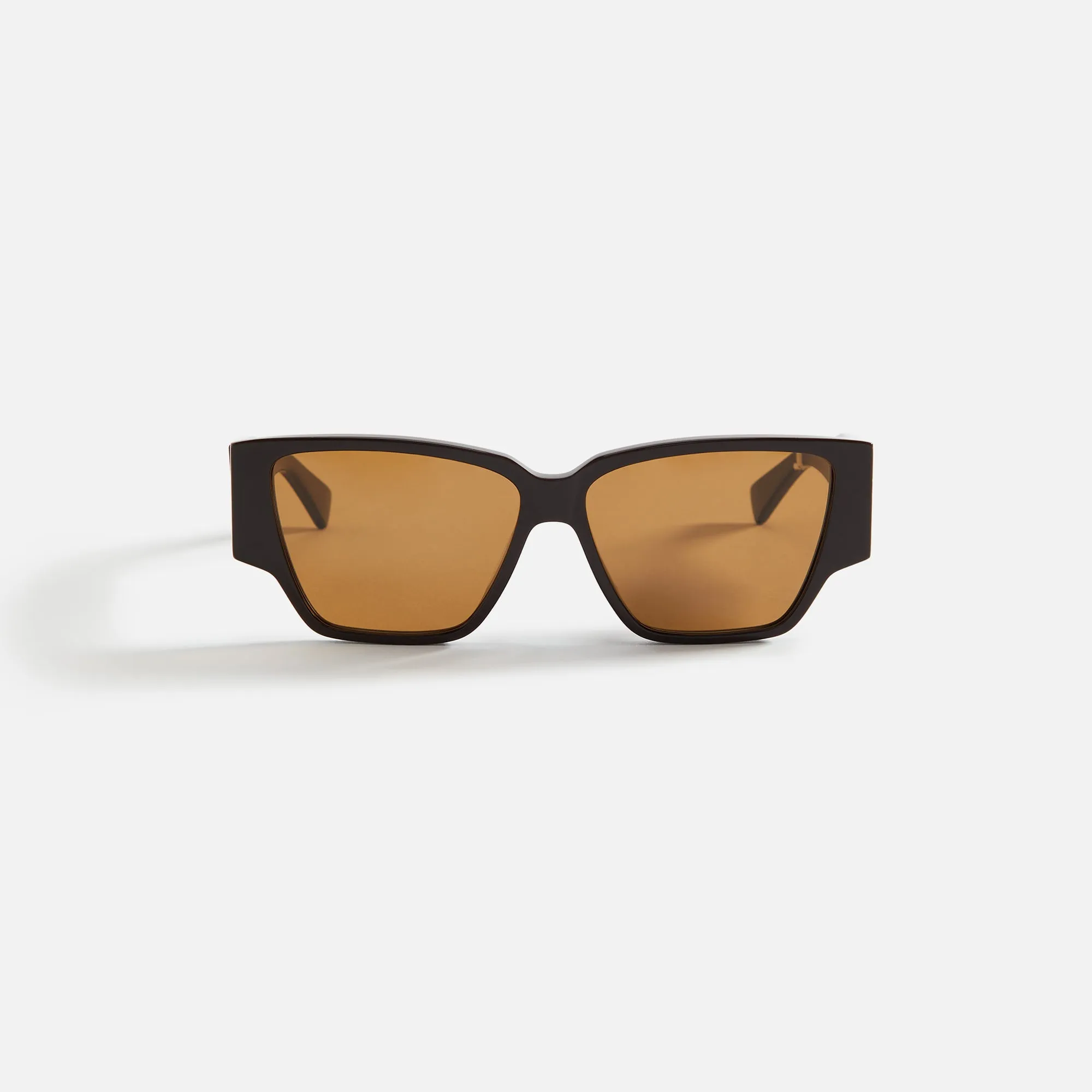Bottega Veneta Acetate 57 Frames - Brown sold by Kith