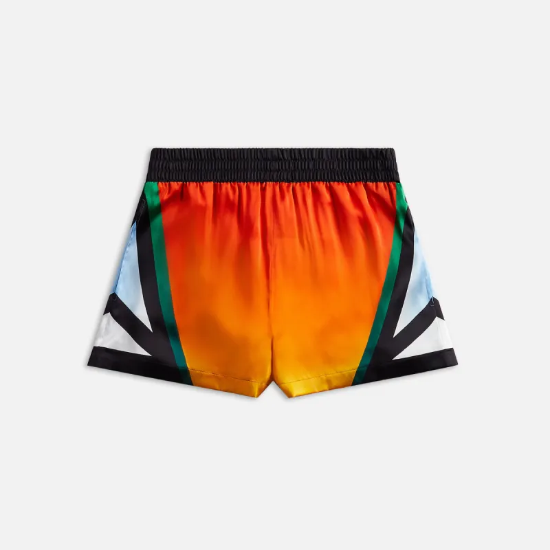 Casablanca Casa Moto Sport Silk Shorts with Drawstring - Multi sold by Kith