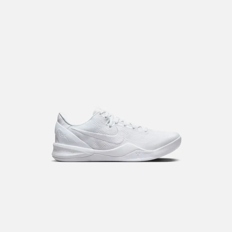 Nike Kobe VIII Protro - White / White / White sold by Kith