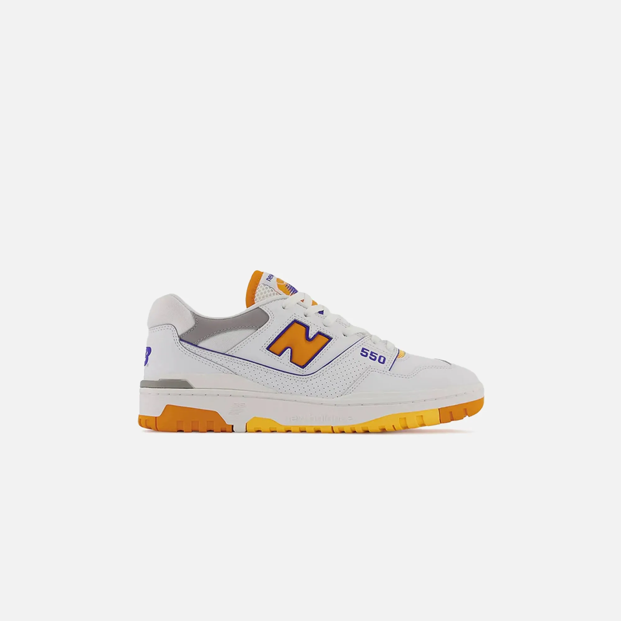 New Balance 550 - White / Vibrant Orange sold by Kith