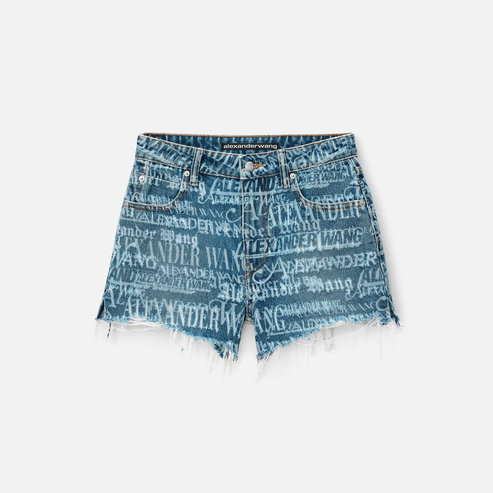 T by Alexander Wang Bite Short - Shredded Newsprint sold by Kith