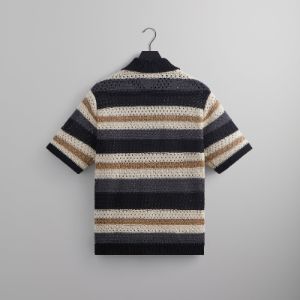 Kith Thompson Crochet Buttondown - Black | Parallel