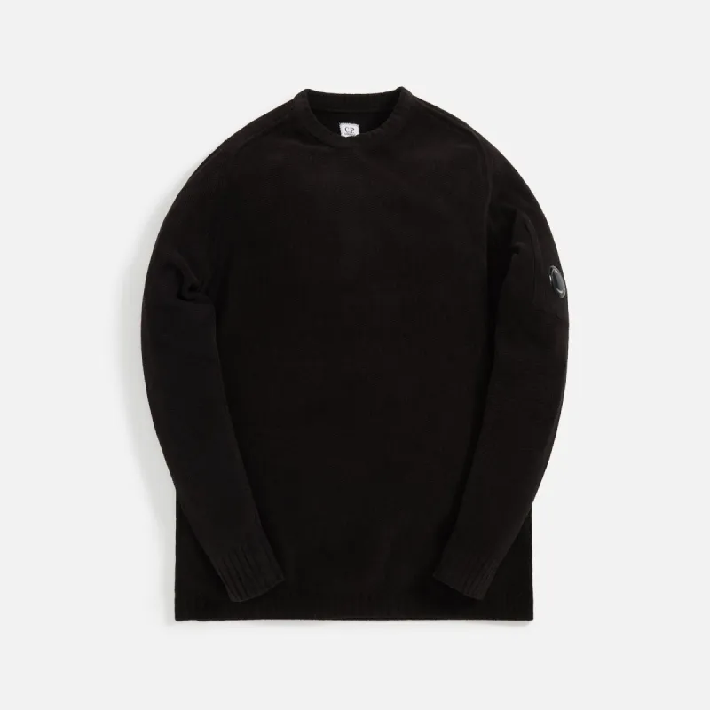C.P. Company Chenille Cotton Knit - Black sold by Kith