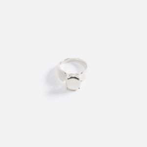 Martine Ali Silver Stone Ring - Silver sold by Kith