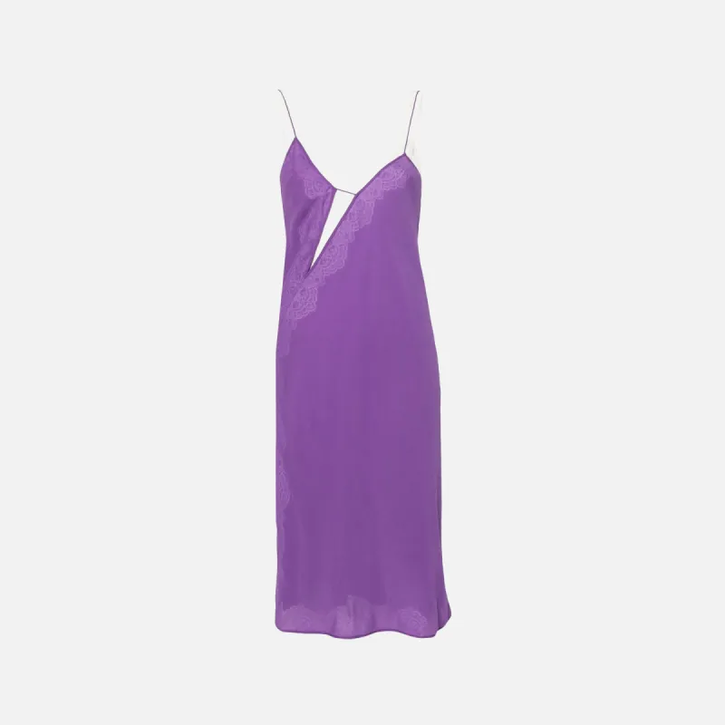 Christopher Esber Encased Lace Cami Tank Dress - Grape sold by Kith