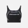 MISBHV Sport Bra Top - Black / White sold by Kith