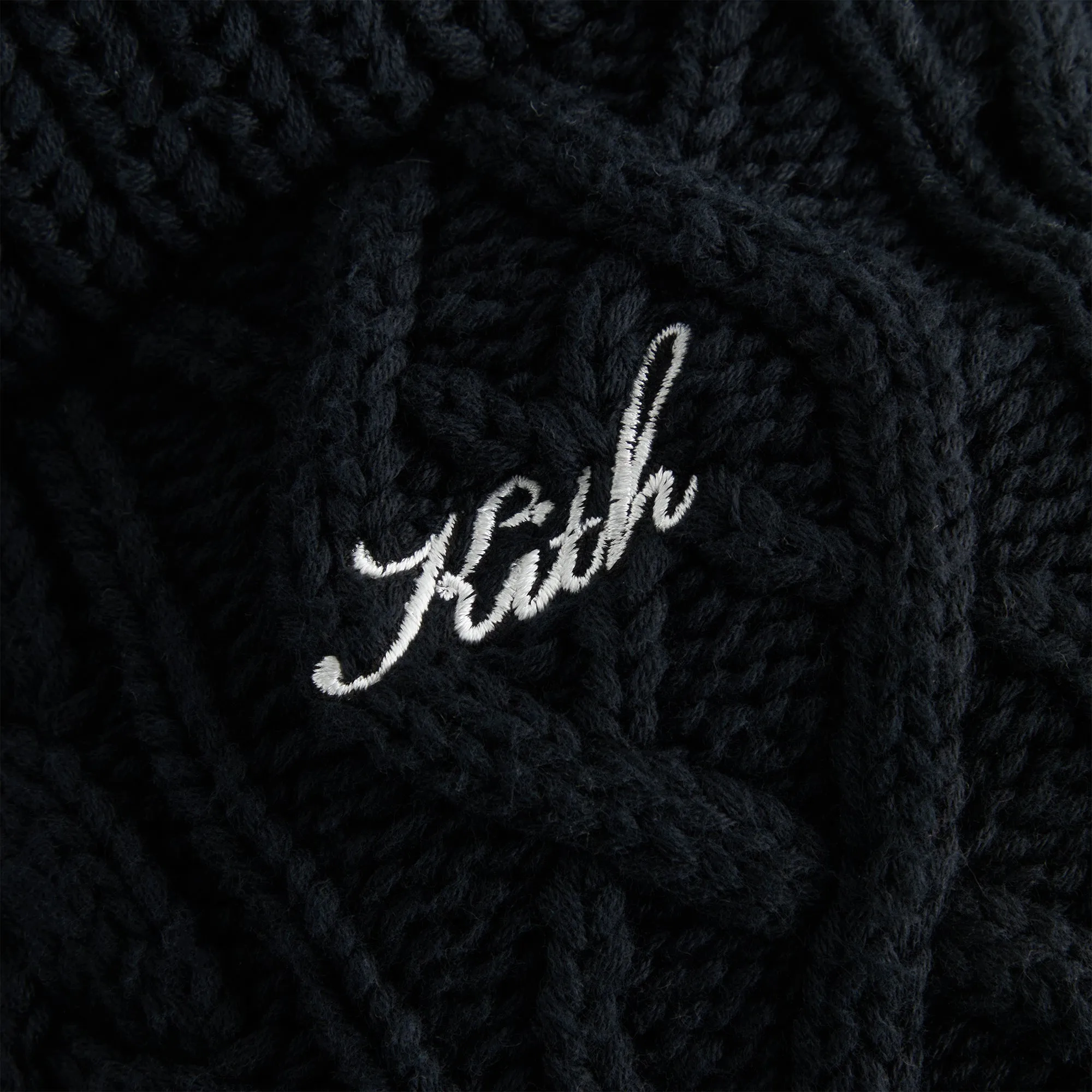 Kith Women Parker Cable Knit Vest - Black sold by Kith product image thumbnail 4