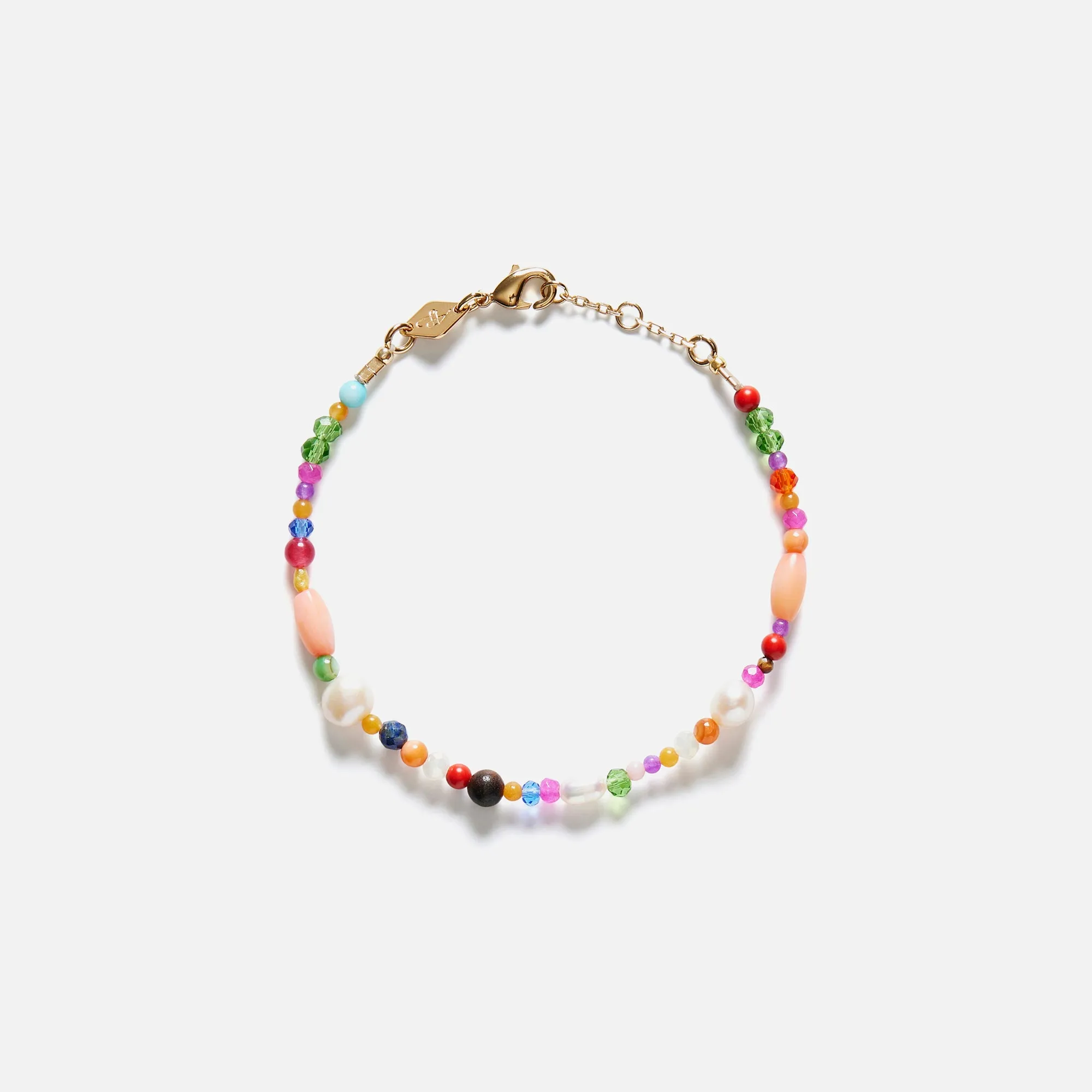 Anni Lu Glamstone Bracelet - Rainbow Multi sold by Kith