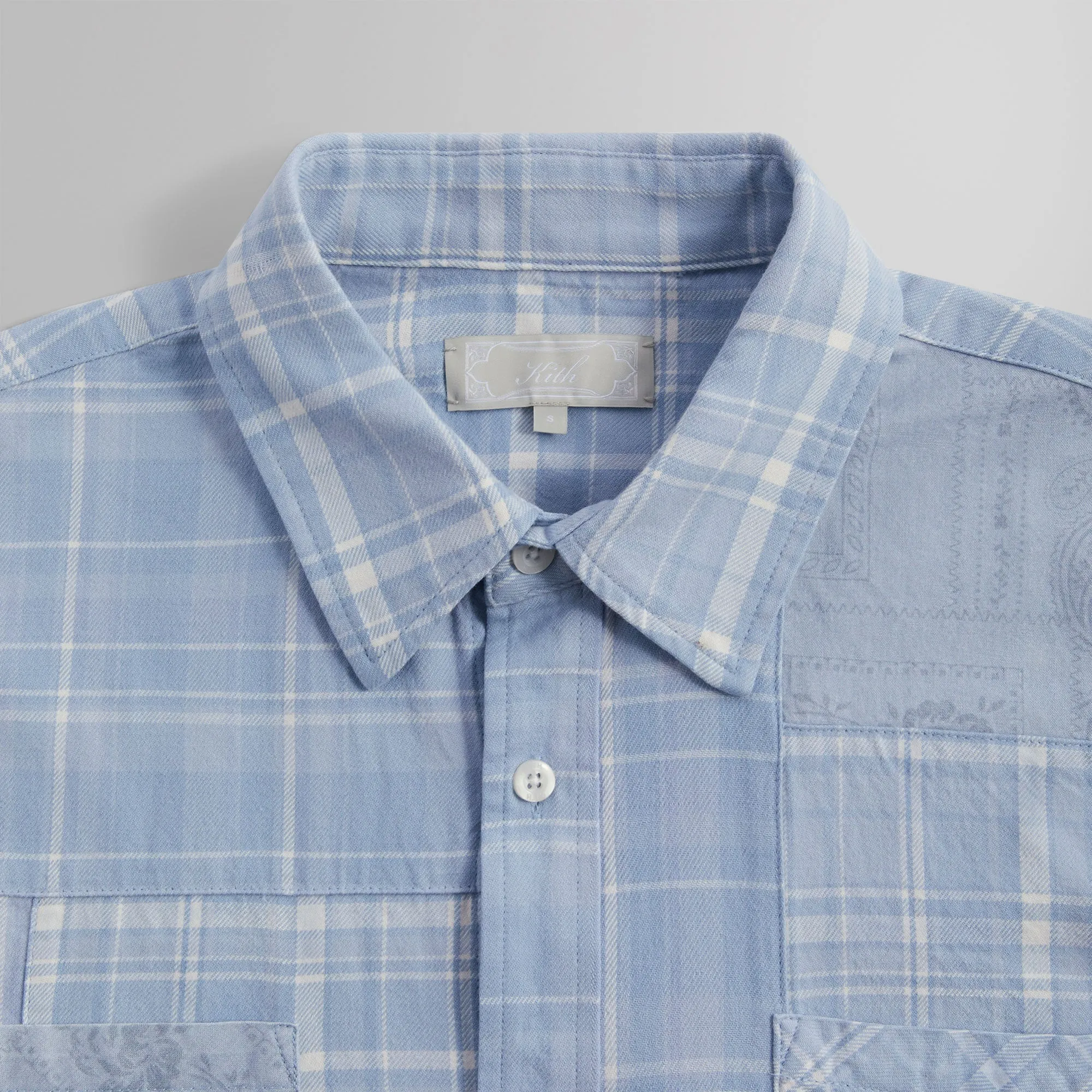 Kith Patchwork Jaydin Buttondown Shirt - Daydream PH sold by Kith product image thumbnail 3