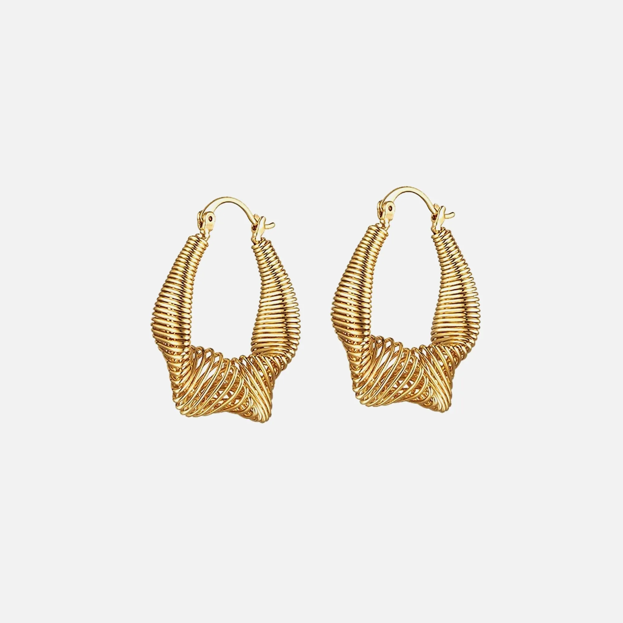 ARSN Power Trip Earrings - Gold sold by Kith