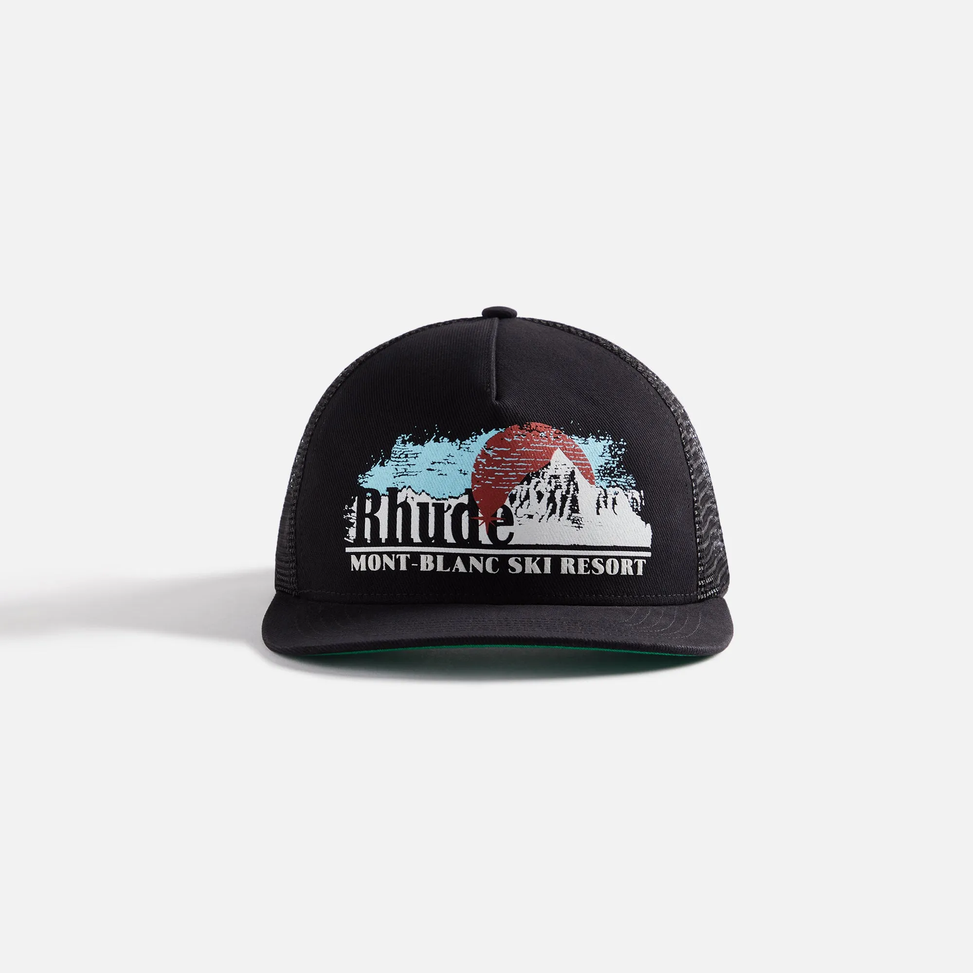 Rhude Mont-Blanc Trucker Cap - Black sold by Kith